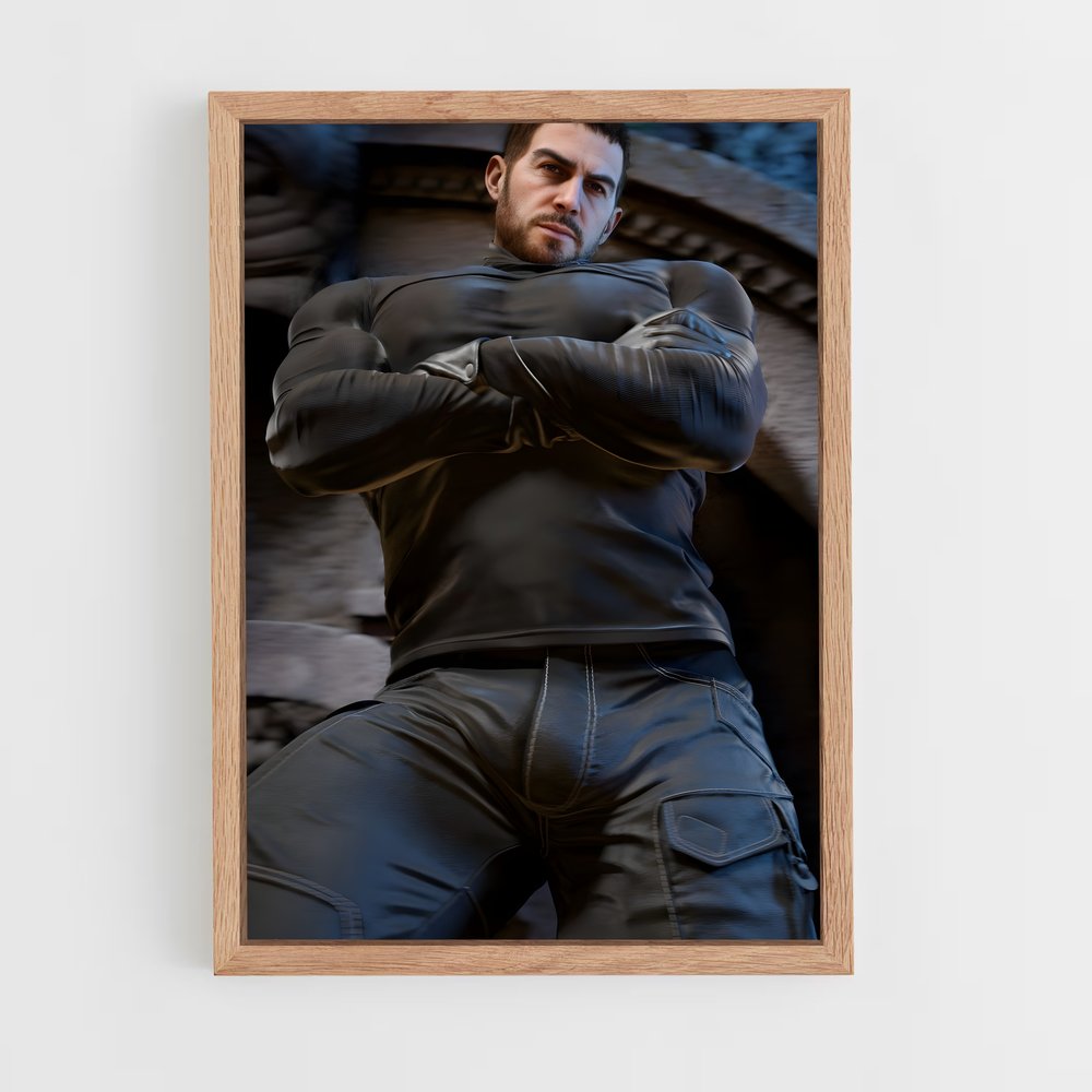 Poster Black Suit Chronicles – affiche Resident Evil (vue 4)